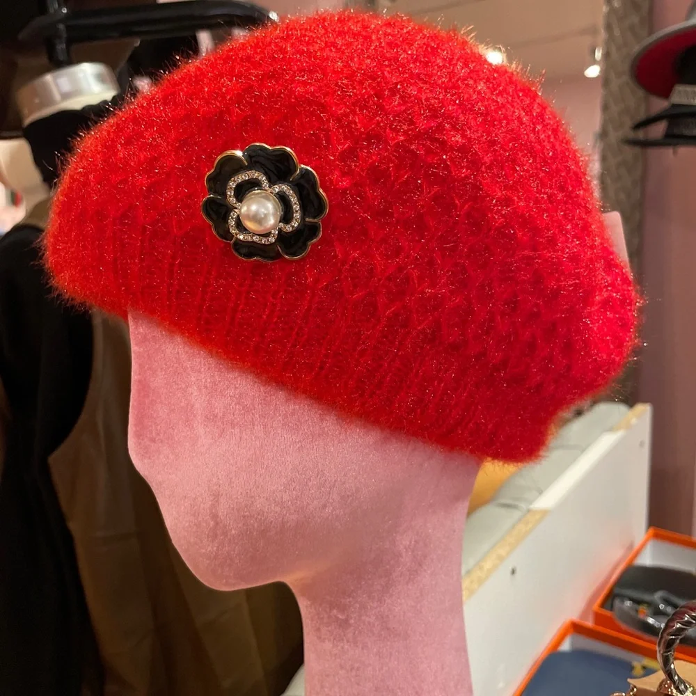 New Sweater Princess beret fleeced lined